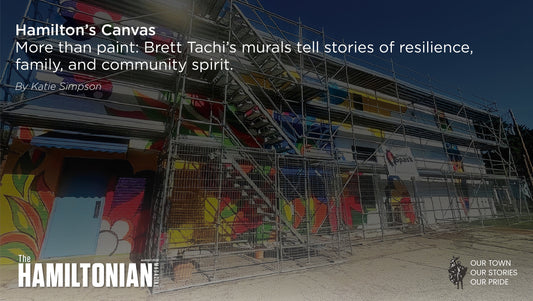 Hamilton's Canvas: More than paint, Brett Tachi's murals tell stories of resilience, family, and community spirit.