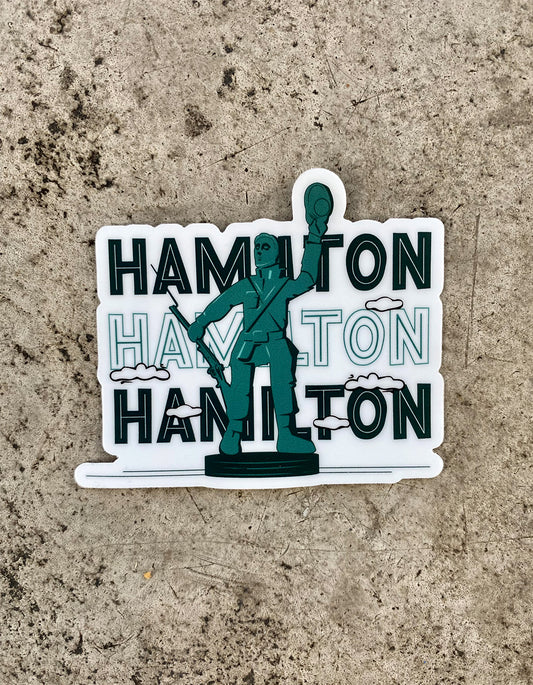 Billy Yank Hamilton Sticker