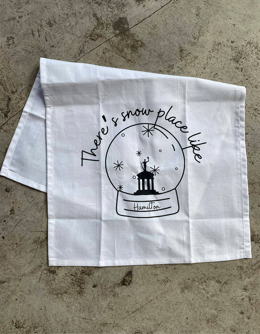 There's Snow Place Like Hamilton Tea Towel