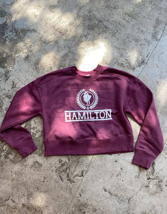 Women's Hamiltonian Seal Cropped Crew Neck