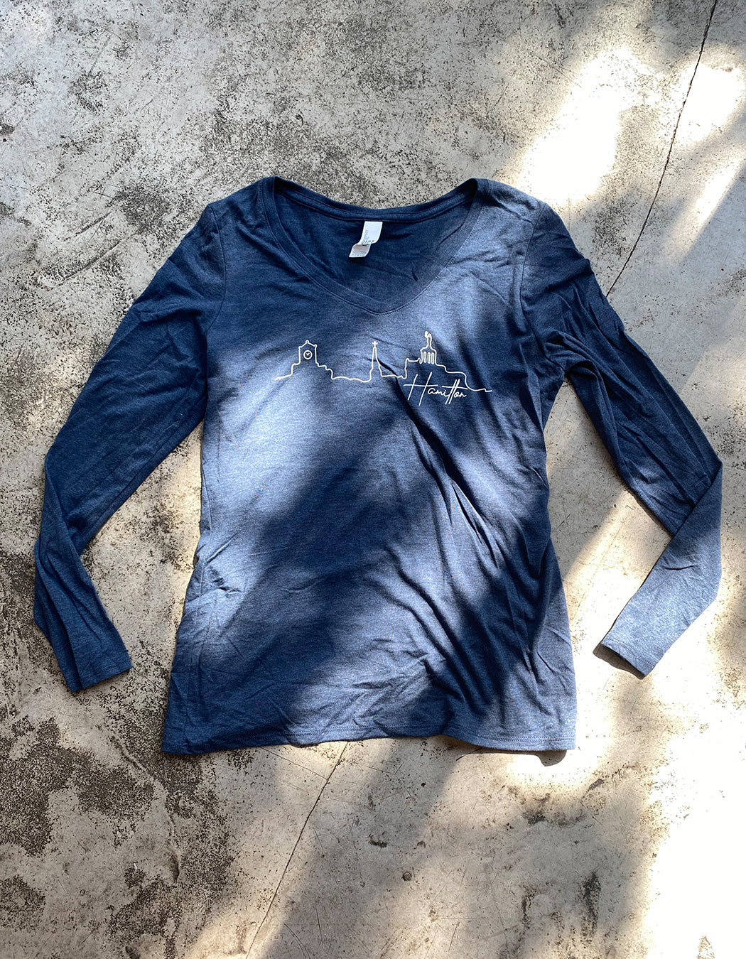 Hamilton Skyline Women's V-Neck Long Sleeve