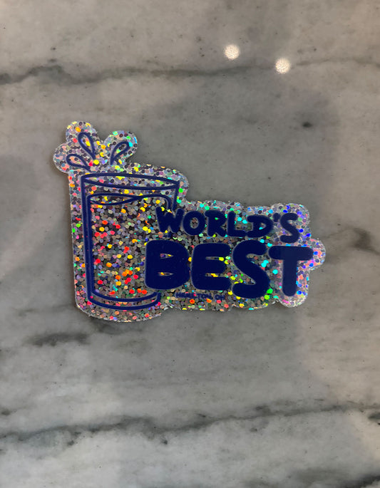 World's Best Water Sticker