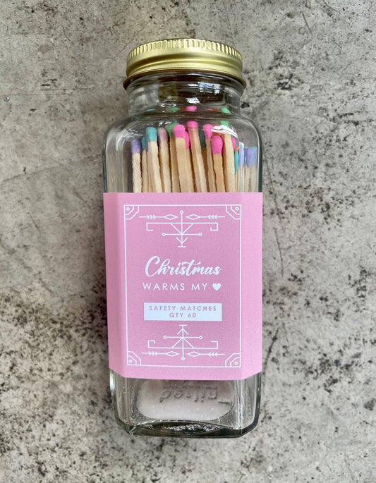 Christmas Warms My Heart Safety Matches