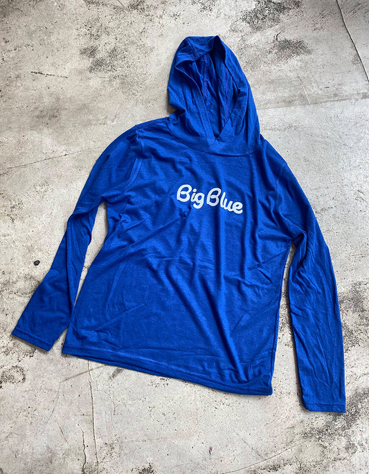 Big Blue Kids Long Sleeve Hoodie Shirt