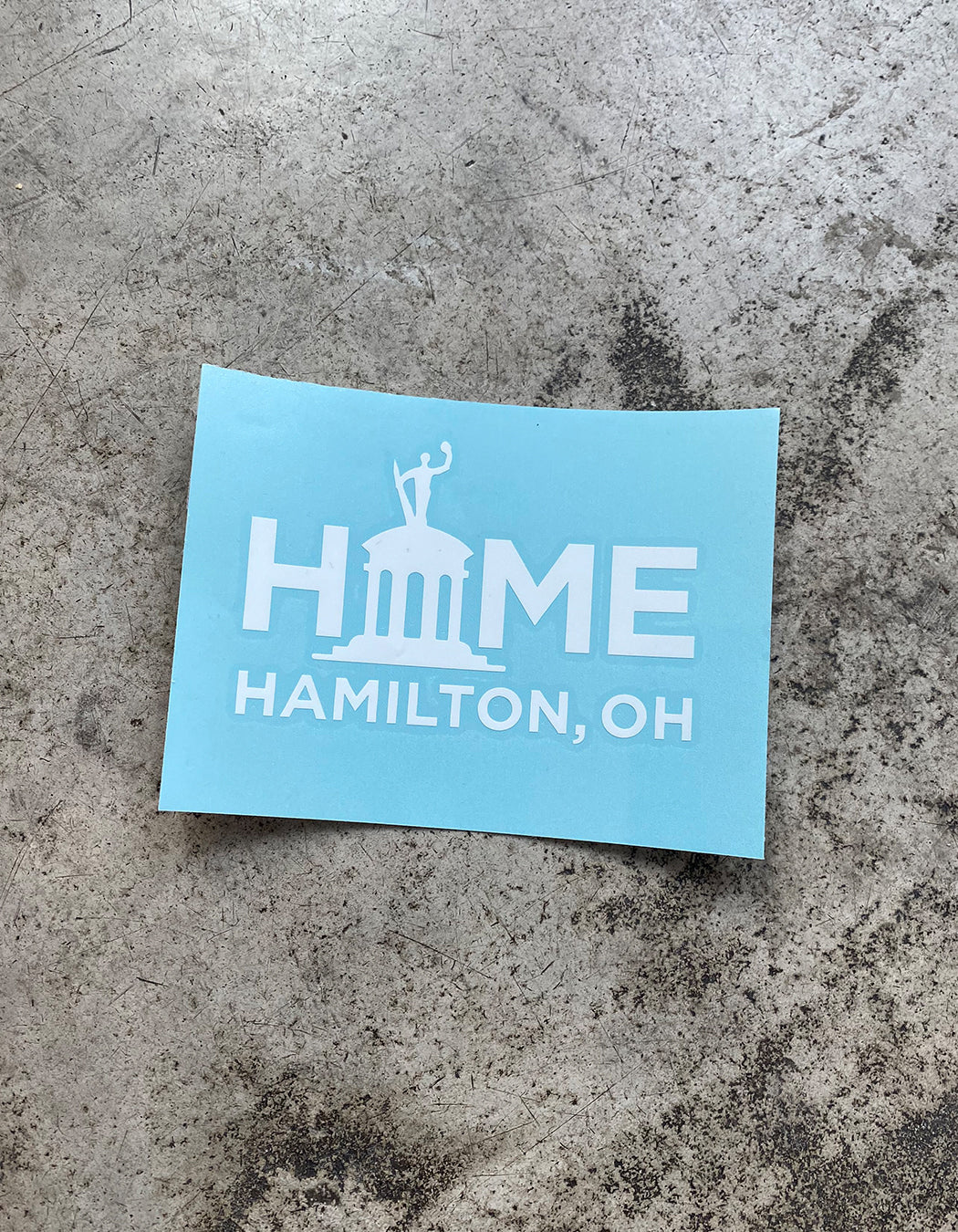 Billy Yank Home White Transfer Sticker