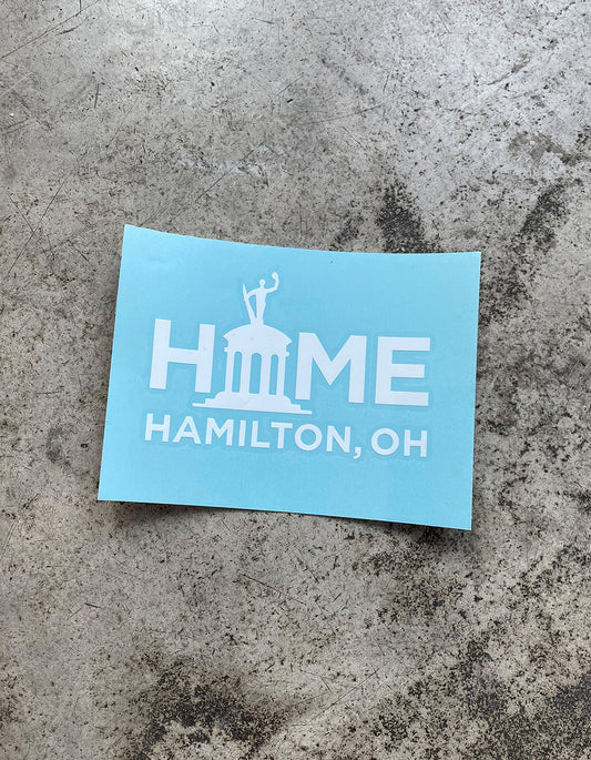 Billy Yank Home White Transfer Sticker