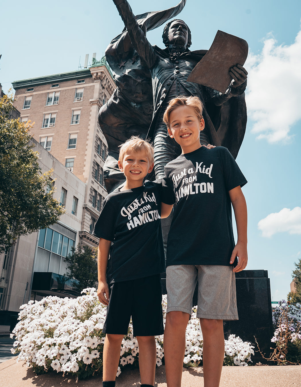 Just a Kid Youth Black T-Shirt