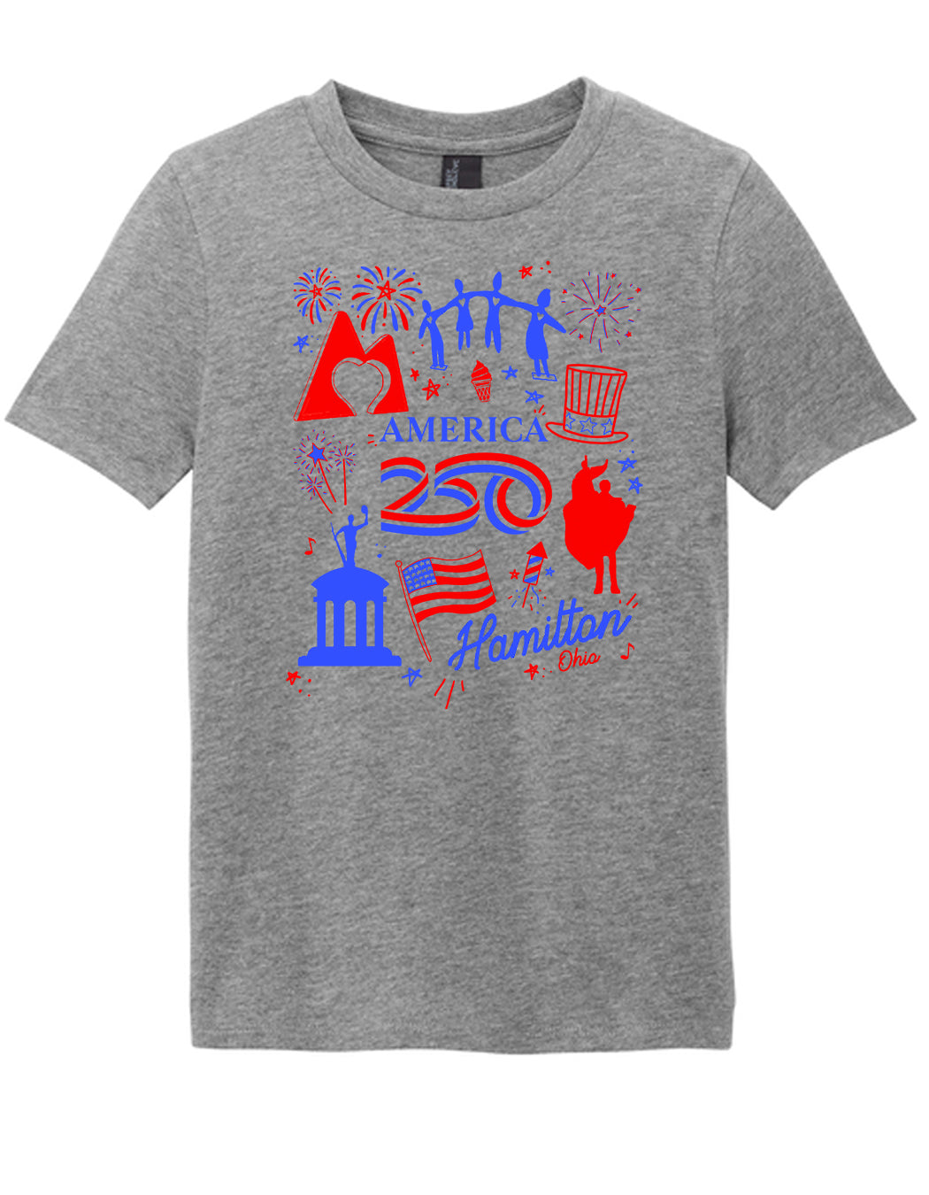 Hamilton America 250 Kids T-Shirts