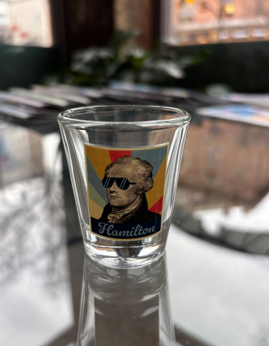 Alexander Hamilton Shot Glass