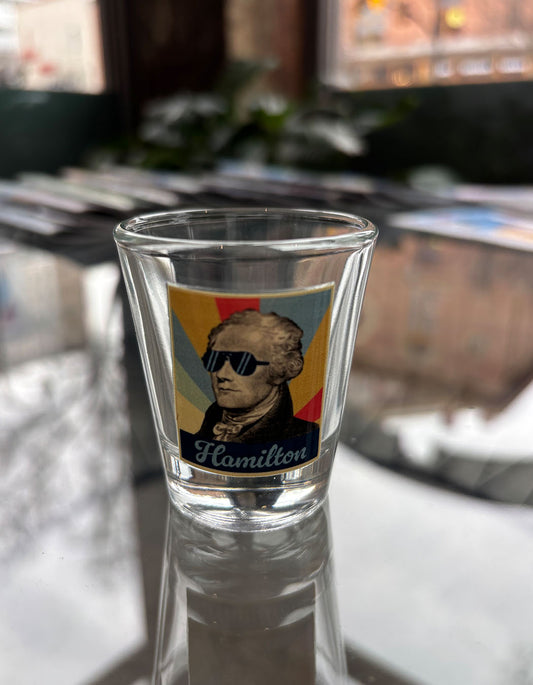 Alexander Hamilton Shot Glass