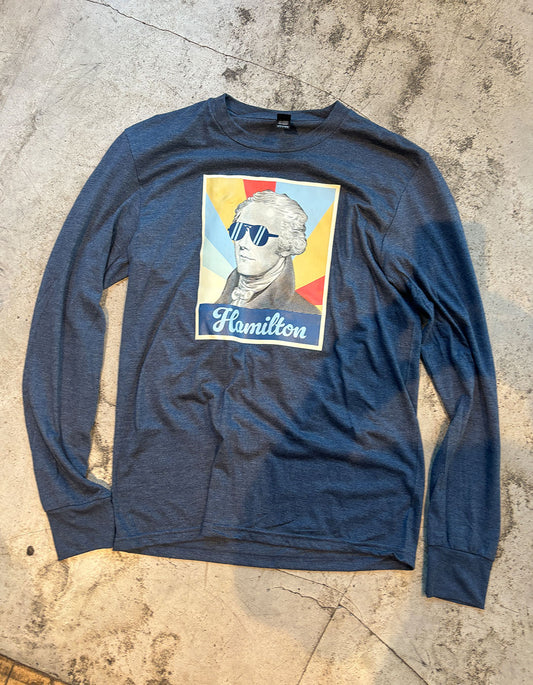 Alexander Hamilton w/ Sunglasses Long Sleeve