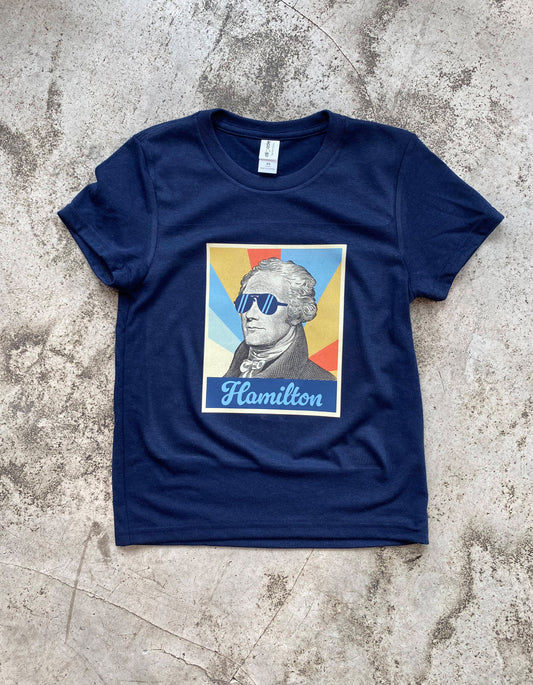 Alexander Hamilton Sunglasses Youth T-Shirt