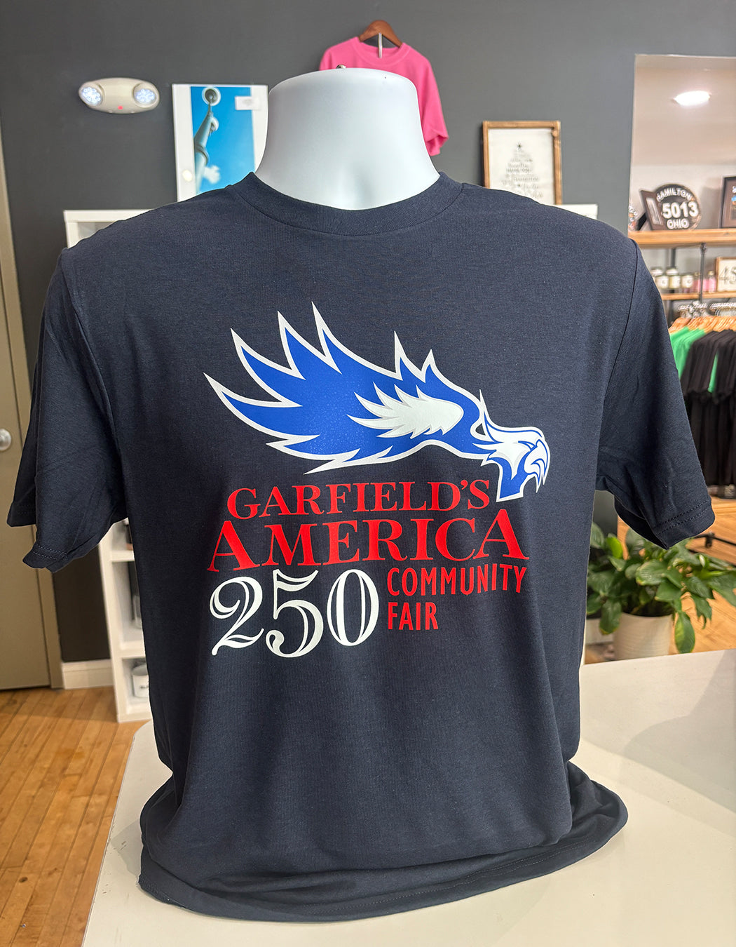 Garfield America 250 Community Fair Shirts
