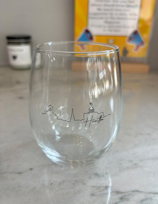 Hamilton Skyline Stemless Wine Glass