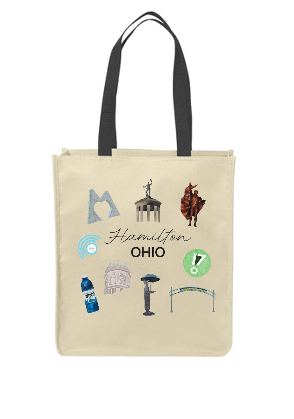 Hamilton Landmarks Tote Bag