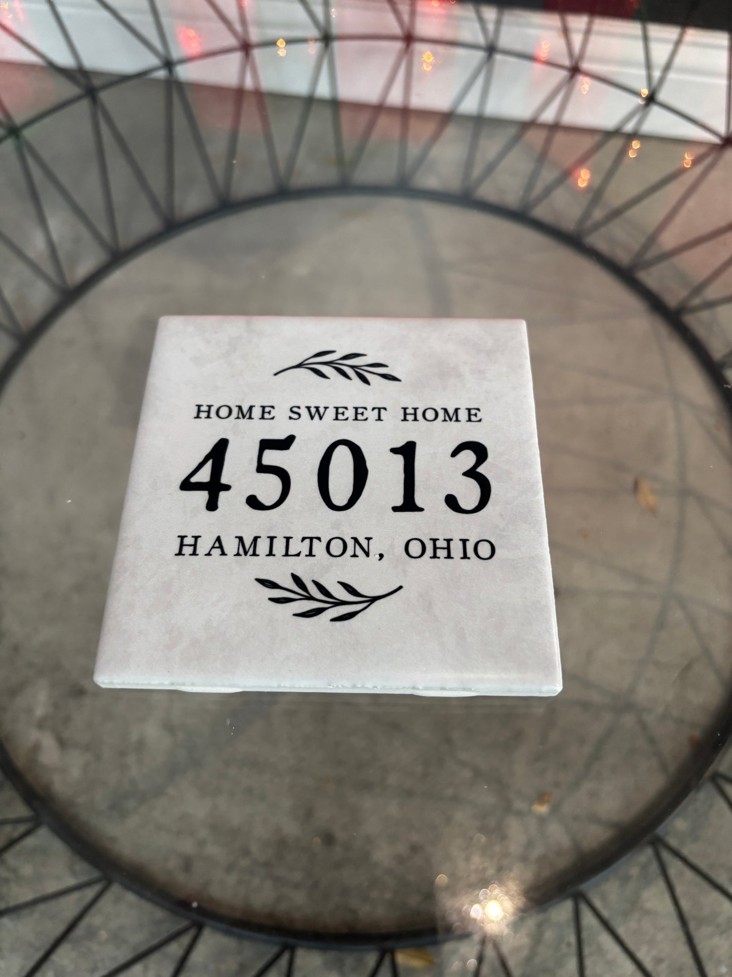 Zip Code Coasters