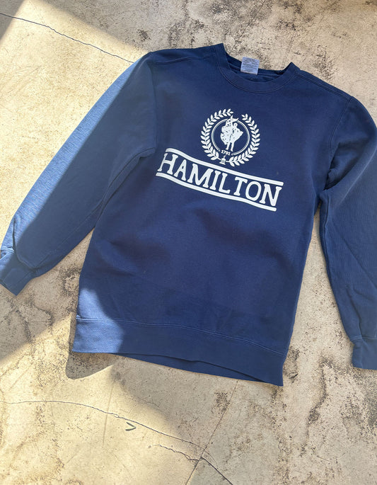 Hamiltonian Seal Crewneck Navy Blue