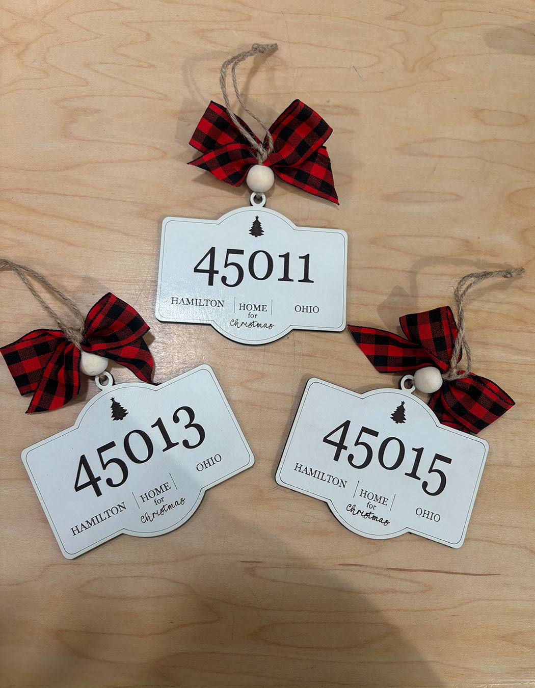 Zip Code Ornaments