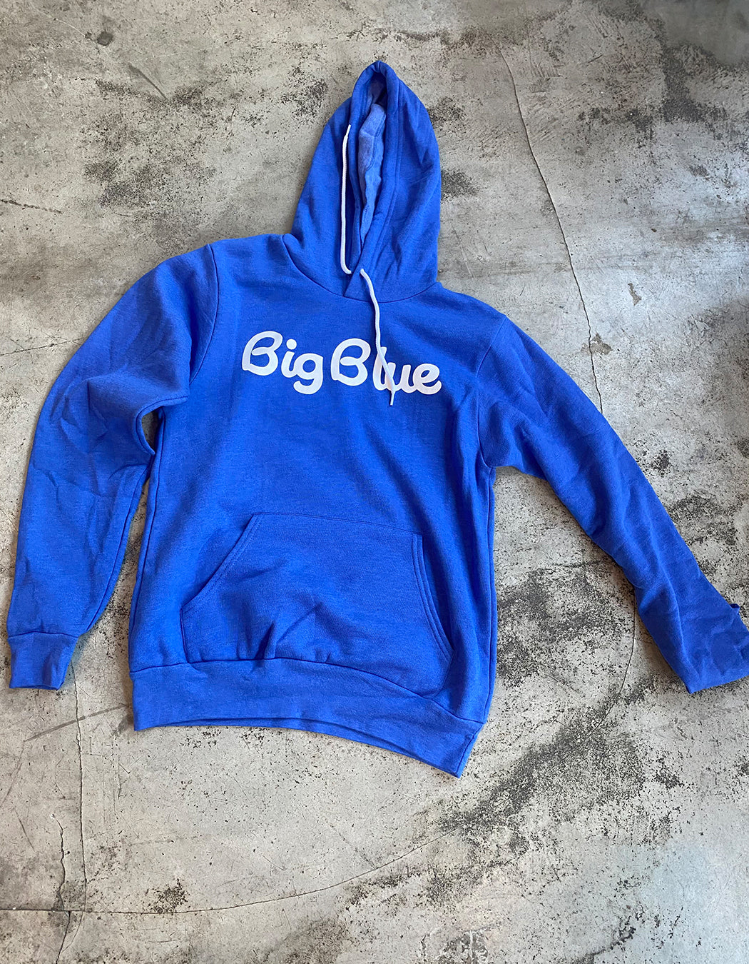 Big Blue Hoodie Sweatshirt