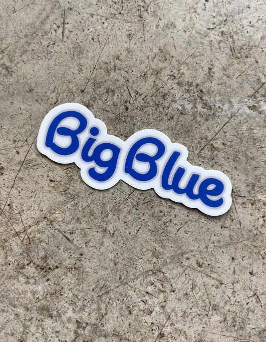 Big Blue Sticker